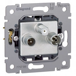 Galea Life Механизм розетки телевизионной TV-SAT звезда 1.5дБ PRO21