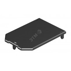 Заглушка для монтажной коробки GB2/3 104x76 мм (полиамид,черный)