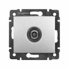 VALENA Розетка телевизионная ТV звезда в рамку 2400мГц 1.5дБ алюминий