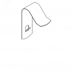 Фиксатор клипса DСL (уп=96шт)