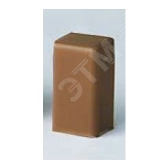 Заглушка торцевая LM 25x17 коричневая