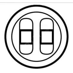 Celiane Лицевая панель для розетки акустической двойной бежевая Celiane Лицевая панель для розетки акустической двойной бежевая