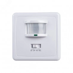 Датчик движения ИК встраиваемый 500w 140 гр. 12м IP20 белый Датчик движения ИК встраиваемый 500w 140 гр. 12м IP20 белый