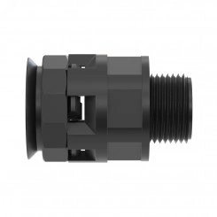Муфта труба-коробка DN 17мм М20х1.5 полиамид черная Муфта труба-коробка DN 17мм М20х1.5 полиамид черная