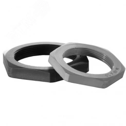 Гайка М20х1.5 полиамид черная Гайка М20х1.5 полиамид черная