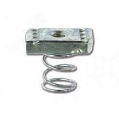 Гайка М12х40 для подвешивания профиля (с пружиной) Гайка М12х40 для подвешивания профиля (с пружиной)