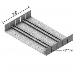 Соединительная пластина для кабельного лотка лестничного типа (BS)