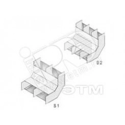 Угол вертикальный для напольного короба Угол вертикальный для напольного короба