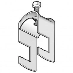 Зажим кабельный для двух кабелей