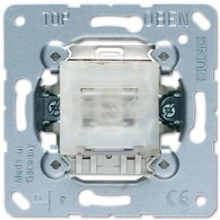 Выключатель самовозвратный 1-клавишный (перекрестный). Механизм. 10A 250V