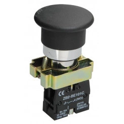 Кнопка управления LAY5-BC21 Грибок без подсветки Кнопка управления LAY5-BC21 Грибок без подсветки