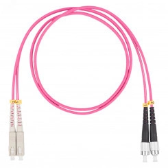 Шнур оптический коммутационный (патч-корд), SC-FC, дуплекс (duplex) OM4, нг(А)-HF, маджента, 20 м Шнур оптический коммутационный (патч-корд), SC-FC, дуплекс (duplex) OM4, нг(А)-HF, маджента, 20 м