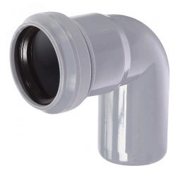 Отвод 87.5 градусов 40мм для внутренней канализации Отвод 87.5 градусов 40мм для внутренней канализации