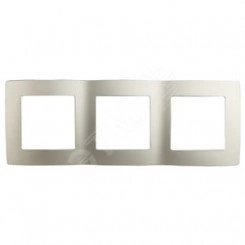 Рамка на 3 поста, Эра12, шампань, 12-5003-04