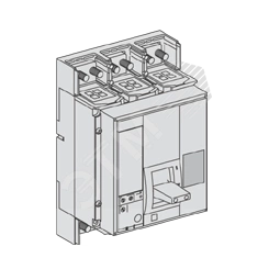 Выключатель NS800 H 4p + MicroLogic 2.0A в сборе