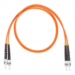 Шнур оптический коммутационный (патч-корд), ST-ST, дуплекс (duplex) OM2, нг(А)-HF, оранжевый, 15 м Шнур оптический коммутационный (патч-корд), ST-ST, дуплекс (duplex) OM2, нг(А)-HF, оранжевый, 15 м