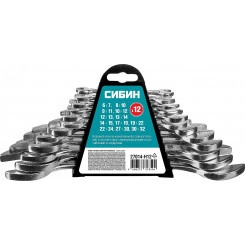 Набор рожковых гаечных ключей, 12 шт, 6 - 32 мм Набор рожковых гаечных ключей, 12 шт, 6 - 32 мм