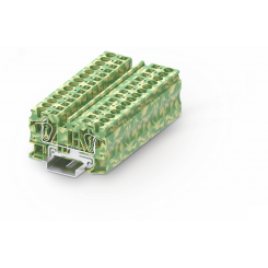 Клемма TC 1-1 земля, сечение 6 мм. кв., желто-зеленая