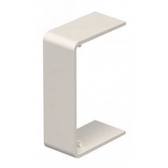 Стыковая накладка кабельного канала WDK 25x40 мм (ПВХ,кремовый)