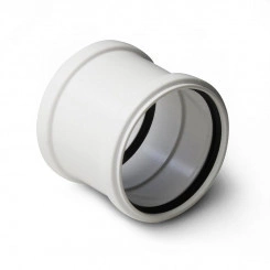 Муфта двухраструбная для малошумной канализации 160 мм Муфта двухраструбная для малошумной канализации 160 мм