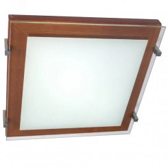 Светильник Полесье 400х400 НПБ 09-3х40-003 М97 белый корпус вишня держатель хром ИУ Светильник Полесье 400х400 НПБ 09-3х40-003 М97 белый корпус вишня держатель хром ИУ