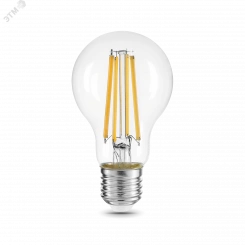 Лампа светодиодная филаментная LED 15 Вт 1400 лм 2700К AC185-265В E27 А60 (груша) теплая  Black Filament Gauss
