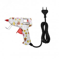 Пистолет клеевой, 15 Вт, диаметр 7 мм, цветные стержни в комплекте Пистолет клеевой, 15 Вт, диаметр 7 мм, цветные стержни в комплекте