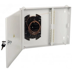 Кросс настенный укомплектованный LC (duplex) 12шт (OS2)