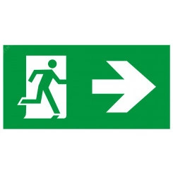 Пиктограмма бэклит для аварийного светильника SSA-103 259x135мм Человек-стрелка зеленая INFO-SSA-128 Пиктограмма бэклит для аварийного светильника SSA-103 259x135мм Человек-стрелка зеленая INFO-SSA-128