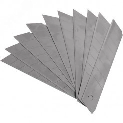 Лезвия с отламывающимися сегментами 10 шт. (100x18x0.5 мм) Лезвия с отламывающимися сегментами 10 шт. (100x18x0.5 мм)