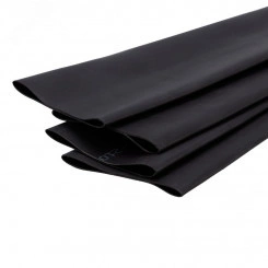 Термоусаживаемая трубка двухстенная клеевая 38,1 19,05 мм черная (уп. 4 шт. по 1 м, REXANT