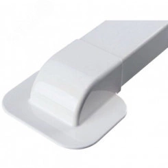 Ввод в стену под углом 90 град. для короба 120х60 мм(розница, 1 шт в пакете) Ввод в стену под углом 90 град. для короба 120х60 мм(розница, 1 шт в пакете)