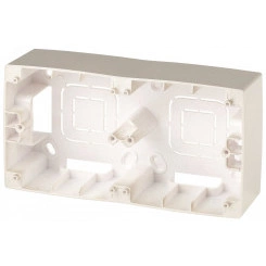 Коробка наклад. монтажа 2 поста, Эра12, шампань 12-6102-04 Коробка наклад. монтажа 2 поста, Эра12, шампань 12-6102-04