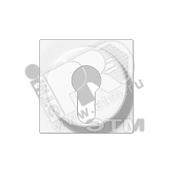 Крышка для выключателя с замком  белый