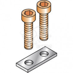 Перемычка с винтами СНс BJS551 2 полюса для D185/55