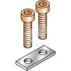 Перемычка с винтами СНс BJS551 2 полюса для D185/55
