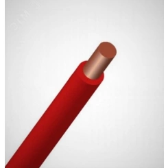 Провод силовой ПУВ 1х16 красный многопроволочный