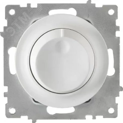 Светорегулятор 600 W для ламп накаливания и галогенных ламп, цвет белый (серия Florence) Светорегулятор 600 W для ламп накаливания и галогенных ламп, цвет белый (серия Florence)