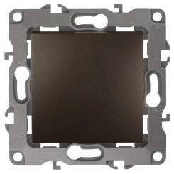 Кнопка, 10АХ-250В, Эра12, бронза (10/100/3000) 12-1111-13