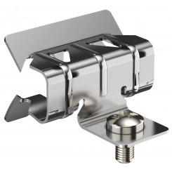 Зажим балочный 2-7мм с отгибом и винтом М6х9 HDZ Зажим балочный 2-7мм с отгибом и винтом М6х9 HDZ