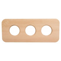 Шедель Рамка 3-х постовая (Натурэль) скрытый монтаж BF5