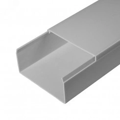 Кабель-канал серый RAL 7035 2-й замок в п/э 80х40 мм (30м/уп) Кабель-канал серый RAL 7035 2-й замок в п/э 80х40 мм (30м/уп)