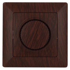 Светорегулятор Intro Solo 4-401-10 поворотный, 600Вт 230В, IP20, СУ, венге