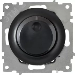 Светорегулятор 600 W для ламп накаливания и галогенных ламп, цвет чёрный (серия Florence) Светорегулятор 600 W для ламп накаливания и галогенных ламп, цвет чёрный (серия Florence)