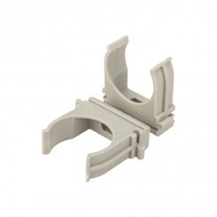 Крепеж-клипса для трубы 25 мм серая (10 шт./уп.), REXANT Крепеж-клипса для трубы 25 мм серая (10 шт./уп.), REXANT