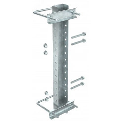 Крепление к опорам огражд. 40-62мм для 2-консолей HDZ Крепление к опорам огражд. 40-62мм для 2-консолей HDZ