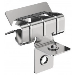 Зажим балочный верт. 1-5мм с отгибом и резьбой М8 HDZ Зажим балочный верт. 1-5мм с отгибом и резьбой М8 HDZ