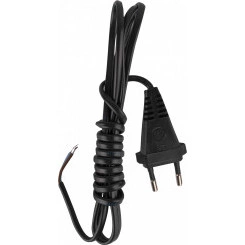 Шнур сетевой с вилкой ШВВП 2х0,5 черный 1,7 м Шнур сетевой с вилкой ШВВП 2х0,5 черный 1,7 м