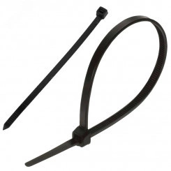 Хомут-стяжка нейлон, 100шт, 100х2,5мм, черный Хомут-стяжка нейлон, 100шт, 100х2,5мм, черный