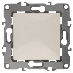 Кнопка, 10АХ-250В, Эра12, слоновая кость (10/100/2500) 12-1111-02